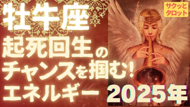 牡牛座♉️第2弾🌠2025年あなたの起死回生のチャンスをサポートするエネルギー！サクッとタロット