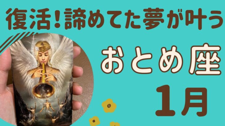 【乙女座】2025年1月♍️ 復活する‼️諦めかけた夢や願いが叶う✨ワクワクするチャンスが来る❗️