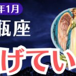 【水瓶座】2025年1月、みずがめ座「逃げること」があなたを救う試練と再生の1カ月