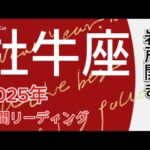 牡牛座♉️2025年どうなる？　年間リーディング