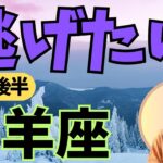 【山羊座】2024年12月後半のやぎ座の恋愛運・金運を占星術とタロットで占います。〜逃げたい〜