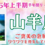 山羊座♑️2025年上半期💫神がかった時🌈ご褒美の急展開がある💫ワクワクを優先して楽しんで♫