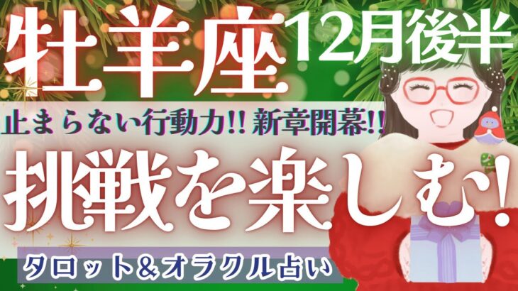 【牡羊座】超重要!! 願望を現実化するスタートの時💫✨【仕事運/対人運/家庭運/恋愛運/全体運】12月運勢  タロット占い