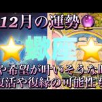 蠍座♏️さん⭐️12月の運勢🔮夢や希望が叶いそうな時‼️何かの復活や復縁の可能性も✨タロット占い⭐️