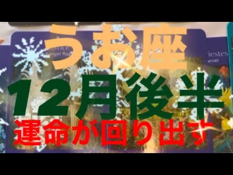 うお座✨12月後半🌈着々と動き出す🕰💓‪明るい日々のスタート🌞#タロット占いうお座 #タロット占い魚座 #タロット恋愛 #タロット #うお座の運勢 #tarot