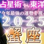 【2025年の運勢・蟹座（かに座）】西洋占星術×東洋占…水森太陽が全体運・仕事運＆金運・恋愛運を占います【開運アドバイス＆ラッキーカラー付き】星座×干支