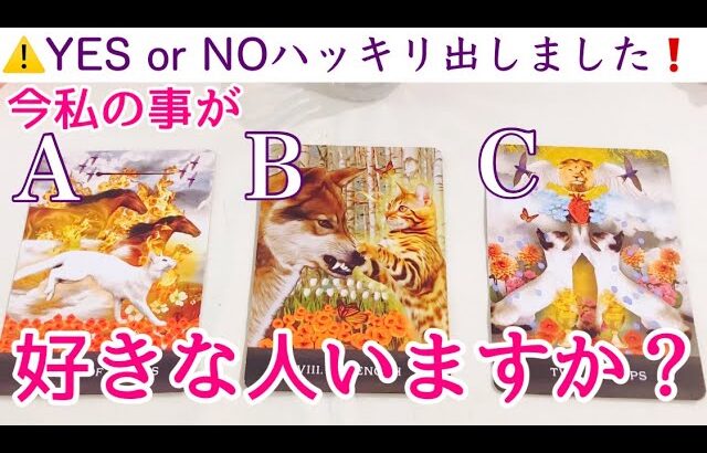 【YES or NOハッキリ❗️】今私の事が好きな人いますか？🔮イニシャル、特徴、未来🌈タロット、タロット占い、恋愛