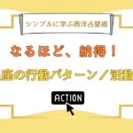 シンプルに学ぶ西洋占星術／12星座の行動パターン／活動宮編（牡羊座・蟹座・天秤座・山羊座）