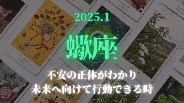 【蠍座】2025年1月✨不安の正体がわかり未来へ向けて行動できる時〜💖