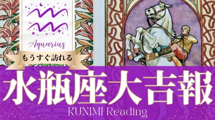 水瓶座♒成功して安定をもたらす大吉報🏇もうすぐ訪れる大吉報🏇どんな大吉報が🏇いつ頃訪れる？🌝月星座みすがめ座さんも🌟タロットルノルマンオラクルカード