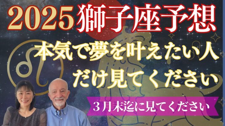 2025年獅子座【夢実現の再決意】をする時‼️