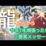 【星座別リーディング】山羊座さん、水瓶座さん、魚座さんのみなさんへ🫶🏻龍さんからご褒美メッセージ💖#龍 #スピリットメッセージ #オラクルカード