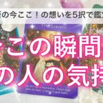 【最新✨恋愛5択💖】今この瞬間のあの人の気持ち🔮🦋