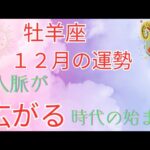 2024年牡羊座♈️12月の運勢🧚🧚🧚人脈が広がる時代の始まり🧵🧵🧵輝かしい未来を感じる✨✨✨