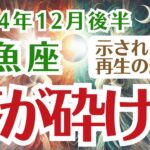 【魚座】うお座12月後半の運勢〜夢が砕け、示される再生の道〜