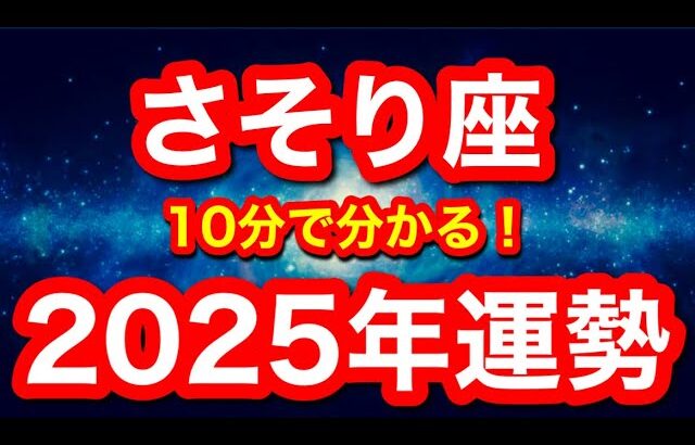 2025年の運勢🪷さそり座　この流れ…いいんですか？最高のギフトが届きます！！(仕事・お金・人間関係)