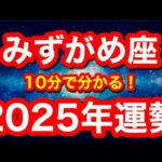 2025年の運勢🪷みずがめ座　これ！これを待ってた…！！一年の後半に向けて最大のチャンス到来！！(仕事・お金・人間関係)