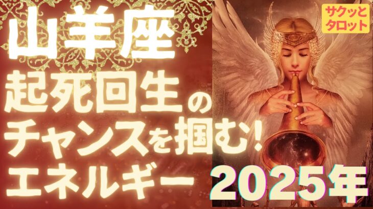 山羊座♑️第2弾🌠2025年あなたの起死回生のチャンスをサポートするエネルギー！サクッとタロット