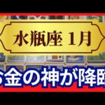 【水瓶座♒1月運勢】うわっすごい！個人鑑定級のグランタブローリーディング✨お金の神が降臨する　お誕生日シーズンならではの大チャンス（仕事運　金運）タロット＆オラクル＆ルノルマンカード