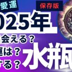 水瓶座必見！2025年恋愛運を徹底解説！愛と幸せを引き寄せる方法