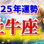 【牡牛座♉】2025年運勢🌈大激変の年☆運命の歯車が動き出す!🌟幸せをつかむ開運ヒント✨【年間保存版】Taurus 2025～恋愛 仕事 タロット占い～