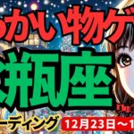 【水瓶座】♒️2024年12月23日の週♒️でっかいものをゲット。たくさん受け取る時。ご自身を身軽にカムフラージュして、そして乗り越えて行く。みずがめ座。タロット占い