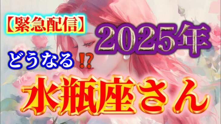 【水瓶座♒️】２０２５年❗️どうなる⁉️✨【ルノルマンカードリーディング占い】恐ろしいほど当たる😱