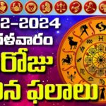 ఈరోజు దినఫలాలు, 24th December Month 2024 Rasi Phalalu Telugu Horoscope #todayrasiphalalu | GoBhakthi