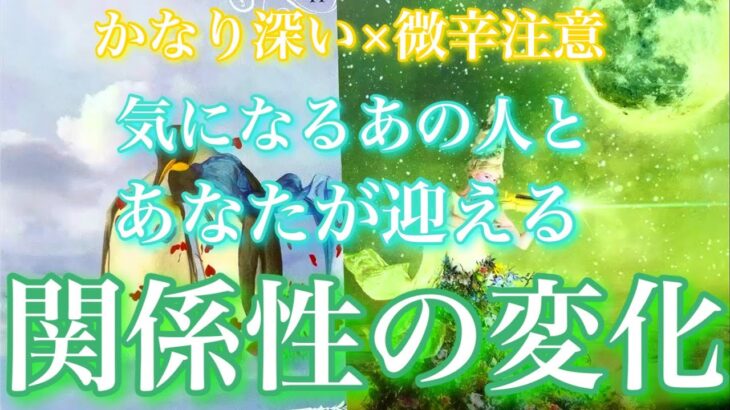 💕かなり深い×微辛注意💐気になるあの人とあなたのこれから迎える関係性の変化🦋