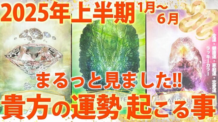 【必見⛩️】2025年上半期あなたに起こること🎍カードを選んで結果を受け取ってね〜✨🦉［タロット・ルノルマン・オラクルカード・霊視占い］