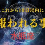 【水瓶座♒️】見た時から10日以内に起きる🌟やっとあなたが報われていく事🥹🎉