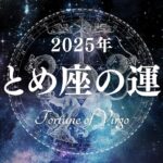 【占い】焦らず慌てず未来に目を向けて！2025年おとめ座の運勢！【西洋占星術 乙女座】