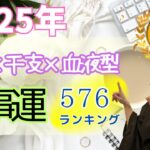 【2025年仕事運ランキング576】433位～576位　星座×干支×血液型