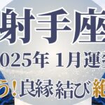 【いて座】1月運勢　夢叶う💪新年早々絶好調へ🌈幸運の鍵は、直感に従い、気にしすぎないこと【射手座 １月】タロットリーディング