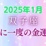 双子座の1月星座占い：2025年は幸運と変革の波に乗る！才能を発見、金銭感覚も進化、人生をレベルアップ！!!!｜2025年1月双子座の運勢