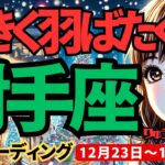 【射手座】♐️2024年12月23日の週♐️大きく羽ばたく時。私らしく。広く、そして高く行く。いて座。タロット占い