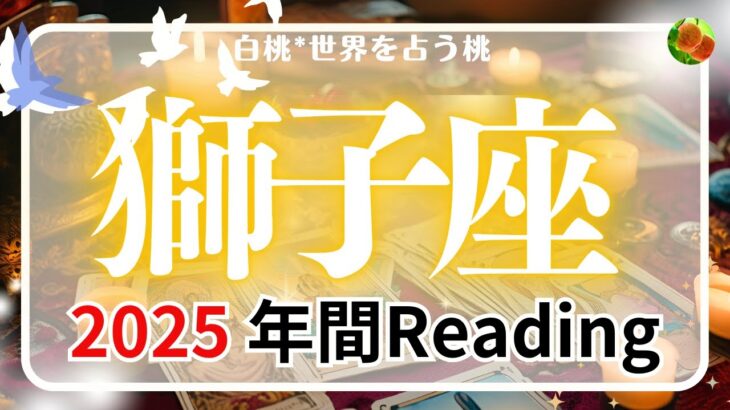 獅子座♌️2025年間Reading★過去の一掃、変化の始まり。