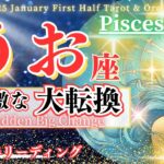 【魚座♓1月前半】見逃さないで!年末年始に必見🌈急激な大転換🦄✨Pisces うおざ 2025年1月～タロットリーディング～