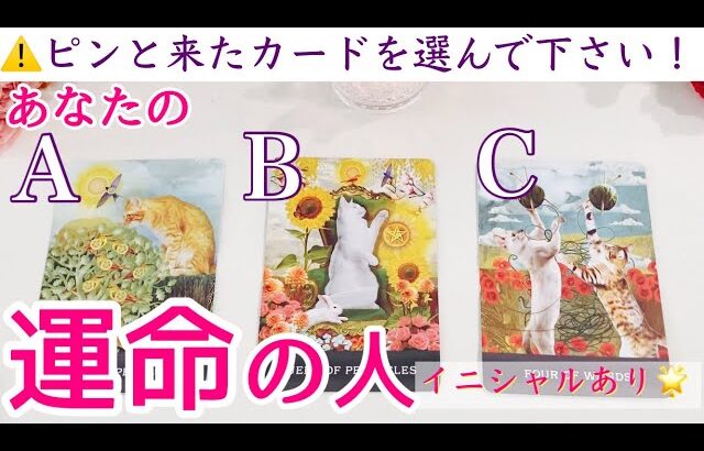 【深いご縁】あなたの運命の人💝イニシャル🔮タロット、タロット占い、恋愛