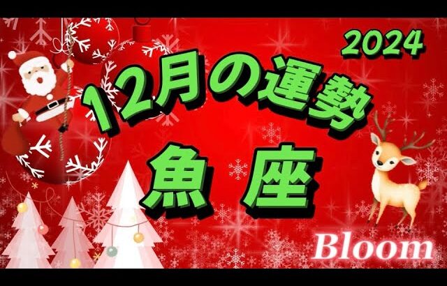 ♓️魚座   【2024年12月の運勢】  愛❤️想いを伝える🌈深い絆、復縁もありそう😍