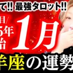 【山羊座】1月運勢❤️凄！最強開運が来たっ！天からメッセージが来る！新しい可能性が！絶対最後まで見て！スピリチュアル能力が開花する！感性や直感が覚醒される！凄く手堅く確実に！開運していく流れですよっ！