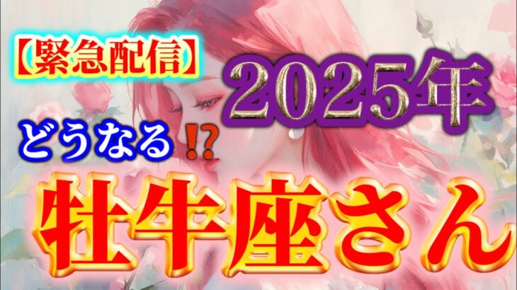 【牡牛座♉️】２０２５年❗️どうなる⁉️✨【ルノルマンカードリーディング占い】恐ろしいほど当たる😱