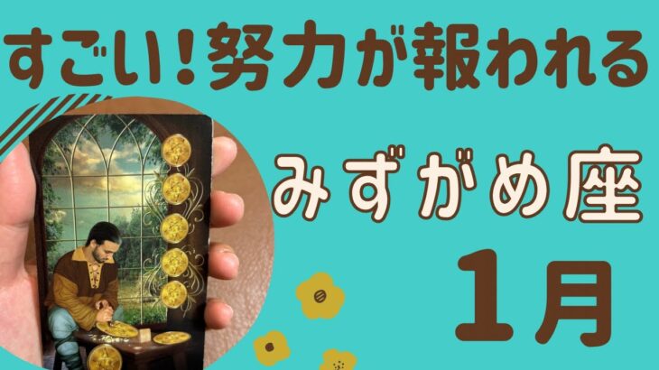 【水瓶座】2025年1月♒️すごい‼️努力が報われ評価される❗️新しいものを生み出す✨表現していく❗️