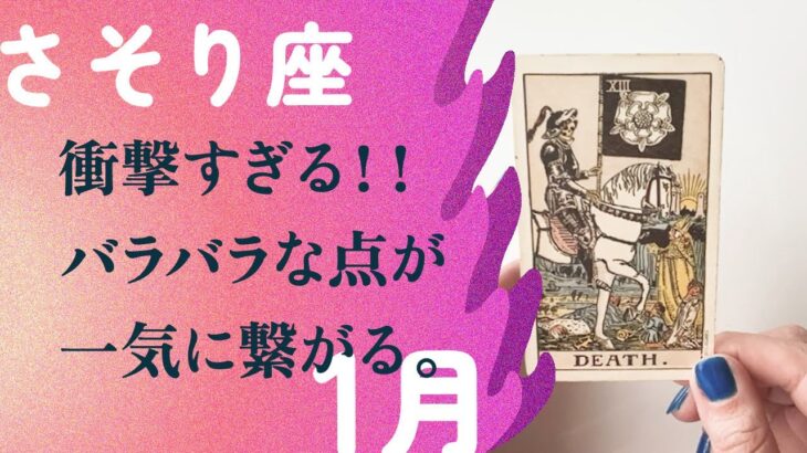 ※フライング未来予測。衝撃的な展開！！あなたが最も輝く2025年開始。【1月の運勢　蠍座】