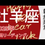 牡羊座♈️2025年どんな年になる？　年間リーディング