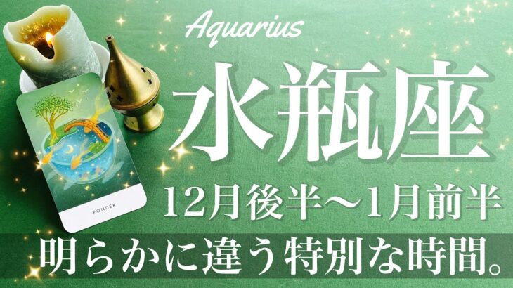 みずがめ座♒️2024年12月後半〜2025年1月前半🌝すごい…読み手もびっくりなリーディング、大きく変わる、遂に来る始動のとき