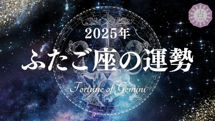 【占い】個人の哲学を追究し、急な変化に対応せよ！？2025年ふたご座の運勢！【西洋占星術 双子座】