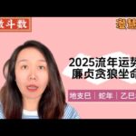 2025流年运势:廉贞贪狼坐命｜蛇年｜乙巳年