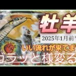 【2025.1月前半🍀】牡羊座さんの運勢🌈いい流れがきてます✨ガラッと様変りそうな1月前半です💛