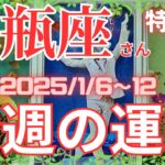 ♒️水瓶座さん特化型【今週の運勢】2025/1/6〜12＊reading &talk＊今年も台本無しでムダ話し😅